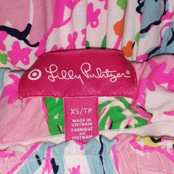 Lilly Pulitzer Sz XS NOSEY POSEY Floral Strapless Maxi Dress - Picture 8 of 8